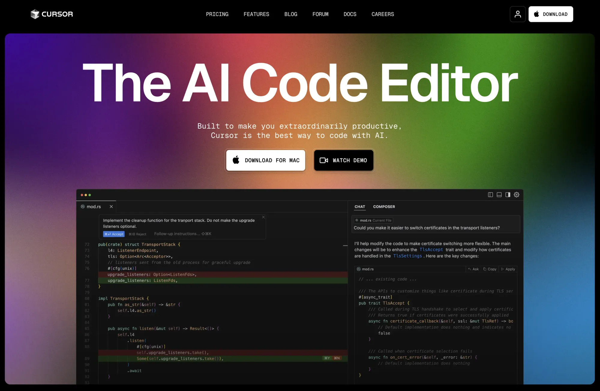 Cursor — AI-IDE с мультимодельным подходом и Cloud Agents