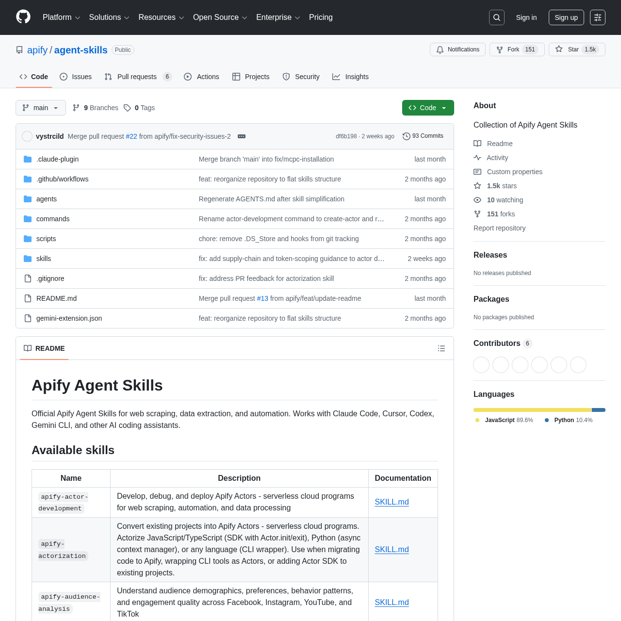 Apify Agent Skills: парсинг всего интернета через AI-агента