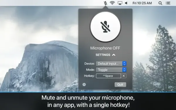 MuteKey - мьют микрофона на Mac одной клавишей