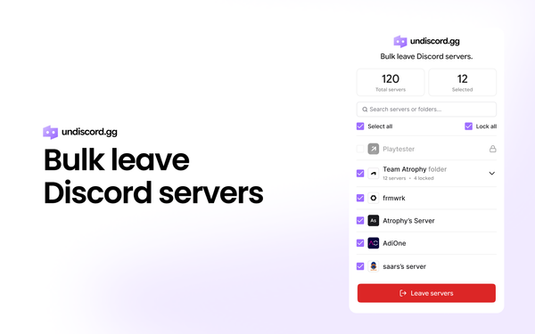 Undiscord — массовый выход из серверов Discord