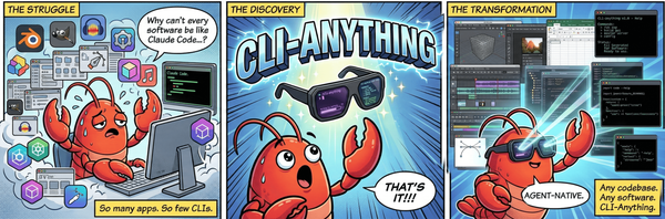CLI-Anything: превращаем любой софт в CLI для AI-агентов