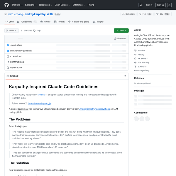 Karpathy skills для Claude Code: 4 правила против мусора